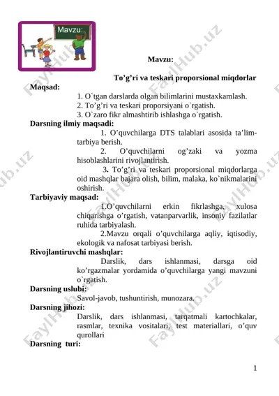 6_sinf_matematika_138_141_to’g’ri_va_teskari_proporsional_miqdorlar+ — DOCX