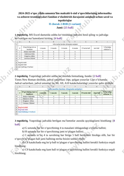 6_sinf_informatika_2_bsb_1_variant_@summativ_formativ_baholash — DOCX