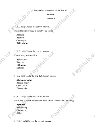 6_sinf_ingliz_tili_1_chsb_3_variant@summativ_formativ_baholash — PDF