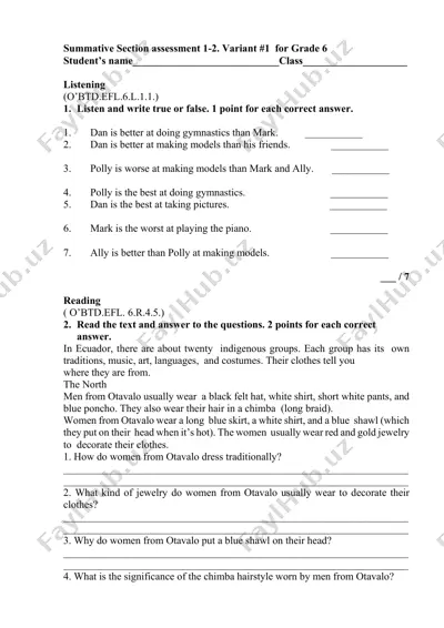6_sinf_ingliz_tili_2_bsb_1_variant_@summativ_formativ_baholash — PDF