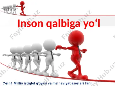 inson qalbiga yo‘l  7 - sinf — PPTX