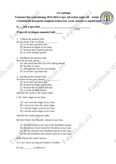 5.ingliz tili 4 variant — DOCX