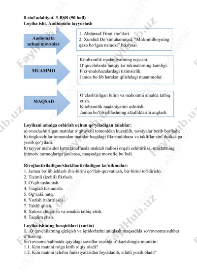 8-sinf bsb-3_loyiha — PDF