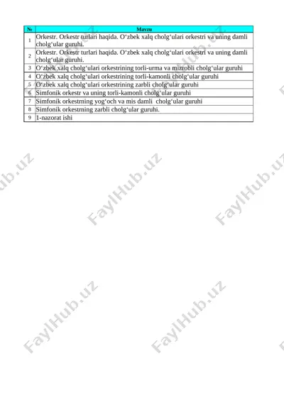 5-sinf musiqa 1-chorak — XLSX