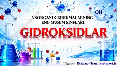 gidroksidlar to'liq nazariya @kimyo_biz — PDF