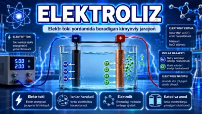 elektroliz full nazariya @kimyo_biz — PDF