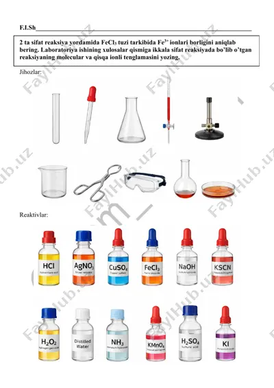 laboratoriya savoli pdf — PDF