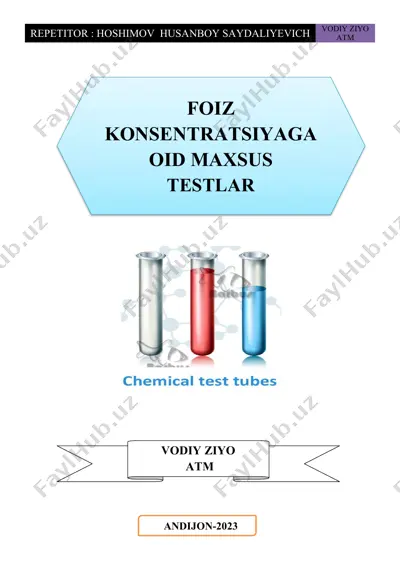 eritma foiz kons 1 va 2 daraja kalit — PDF