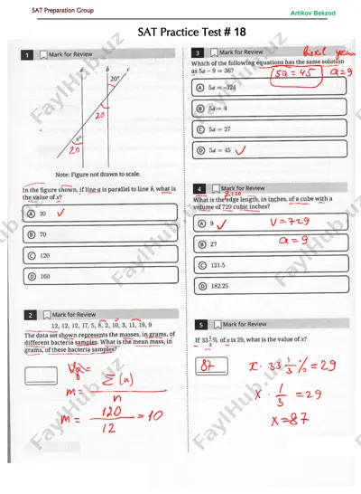 sat - practice test # 18-yechimi — PDF