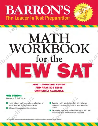 barron’s sat math workbook — PDF