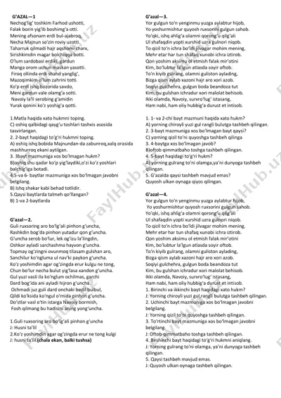 g'azallar — PDF