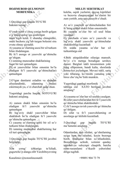 morfemika 6-test — PDF