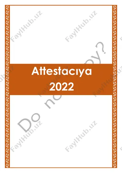 attestatsiya - 2022 — PDF