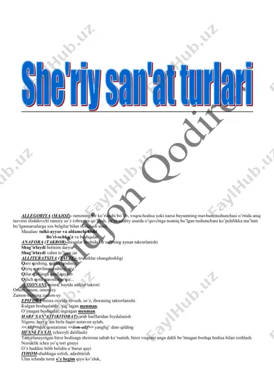 badiiy san'atlar — PDF