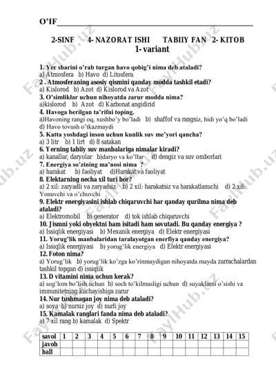 2_sinf_4_nazorat_ishi_tabiiy_fan_ — PDF