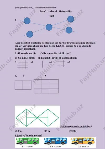 2-sinf mate. @kelajakkabirqadam_1 — PDF