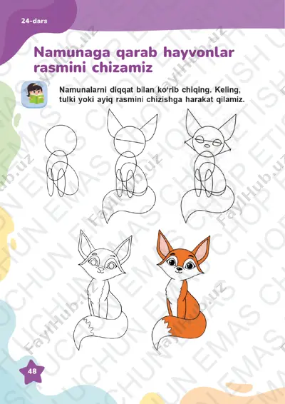 tasviriy san’at 2-sinf 24-30-darslar — PDF