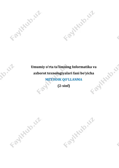 mq informatika 2-sinf 28-34-darslar — PDF