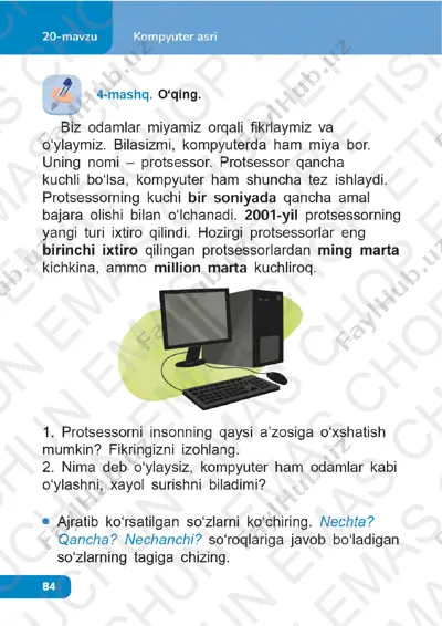 ona tili 2-sinf 20-dars davomi — PDF