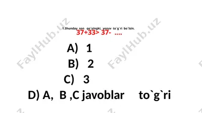 test matematika — PPTX