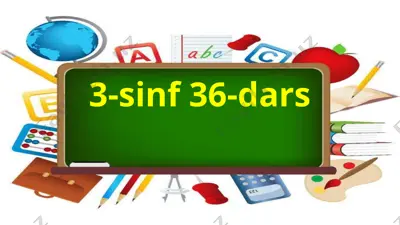 3-sinf 34-dars — PPTX