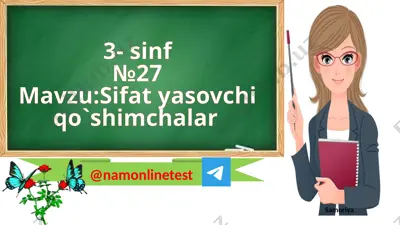 3-sinf ona tili zinnurbek — PPTX