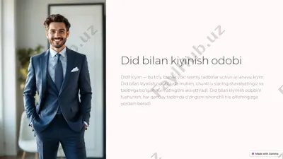 did-bilan-kiyinish-odobi — PPTX