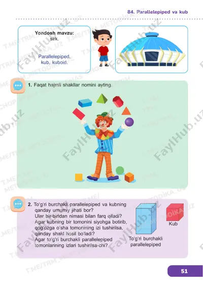 matematika 3 sinf darslik 84-88 — PDF