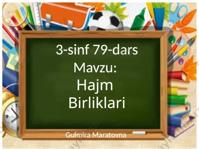 3-sinf 79-dars — PPTX