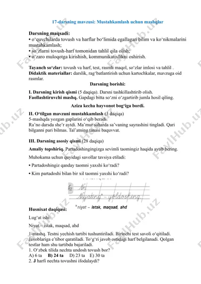 mq ona tili 1-sinf 17-20-darslar — PDF