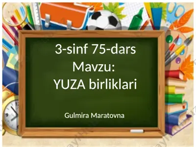 3-sinf 75-dars — PPTX