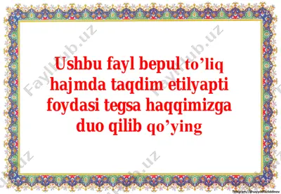 3 sinf 1 chorak ona tili o'qish tarqatmasi — PDF