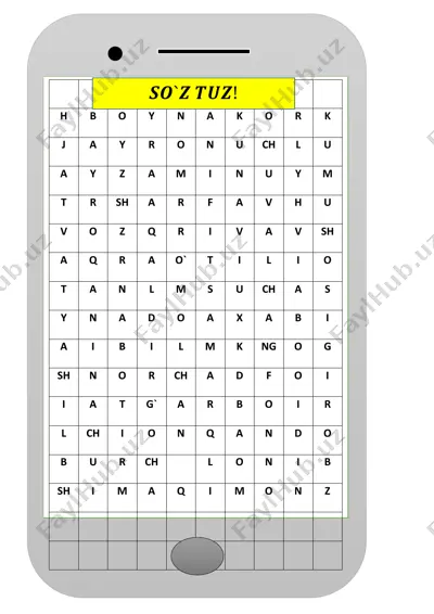 so`z tuz — PDF