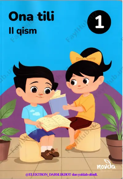 1-sinf ona tili 2-qism (@elektron_darslikbot) — PDF
