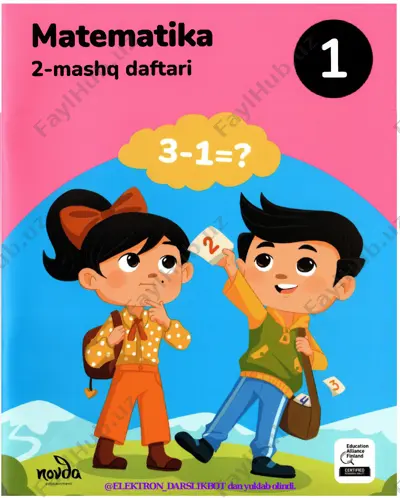 1 sinf matematika 2-mashq daftari (@elektron_darslikbot) — PDF