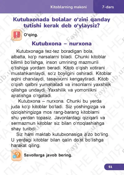 o‘qish 1.1 — PDF