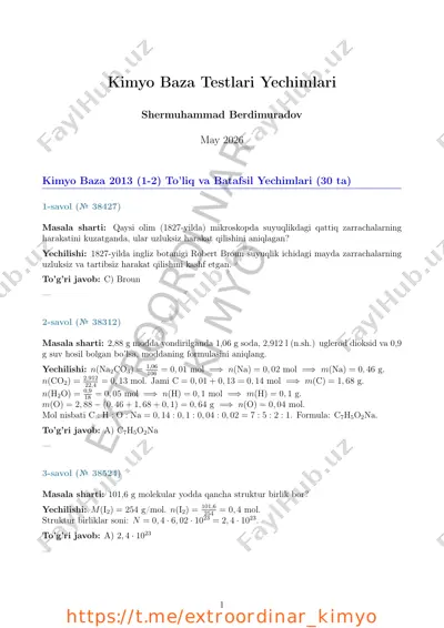 test yechimlari dtm stilda — PDF