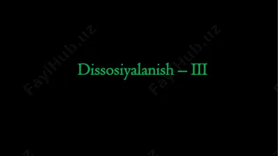 3. dissosiya iii 2019 + 2021+2022 — PDF