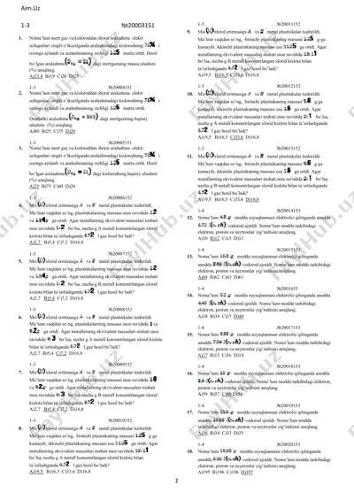 2017_kimyo variant javoblari bilan — PDF