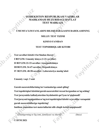 milli sertifikat 2021 kimyo — PDF