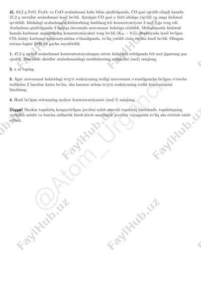 yozma ish 1 uz @atom_urganch — PDF