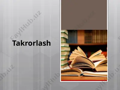 7-sinf. takrorlash (118 betdagi) — PPTX