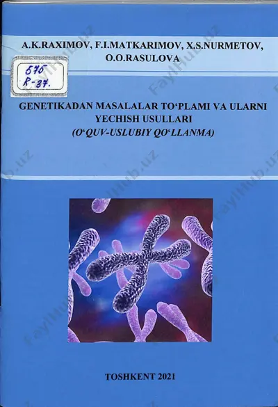 genetidan masala va mashqlar ishlash — PDF