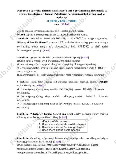 8_sinf_informatika_2_bsb_1_variant_@summativ_formativ_baholash — DOCX