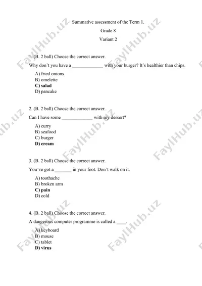 8_sinf_ingliz_tili_1_chsb_2_variant@summativ_formativ_baholash — PDF