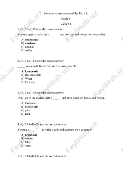 8_sinf_ingliz_tili_1_chsb_1_variant@summativ_formativ_baholash — PDF