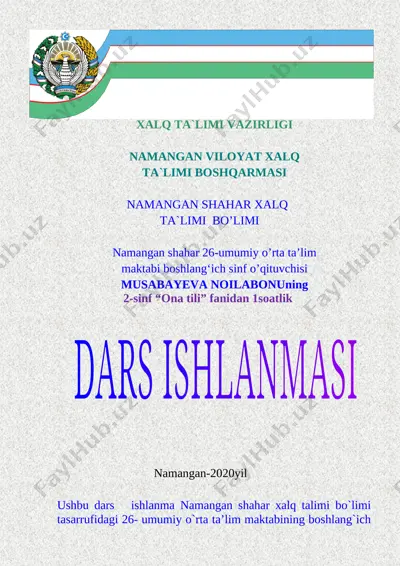 kishilarning ism familiyasida bosh harf — DOCX