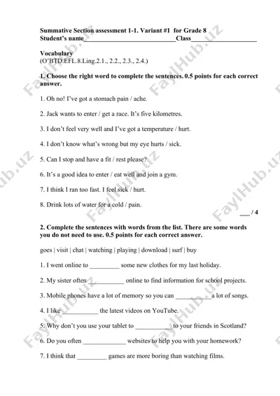 8_sinf_ingliz_tili_2_bsb_1_variant_@summativ_formativ_baholash — PDF