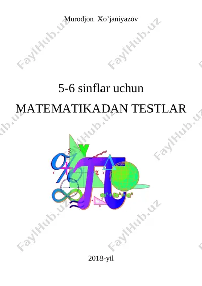 5-6-sinf mavzulashtirilgan test — DOC