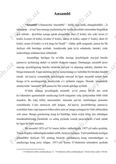 ansambl — DOCX